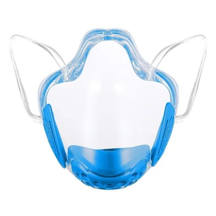 Mascarillas bucalesTransparent protective face mask - plastic shield - with filter