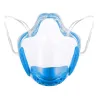 Mascarillas bucalesTransparent protective face mask - plastic shield - with filter