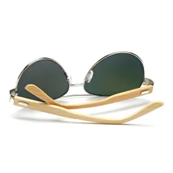 Gafas de solBamboo & metal - gafas de sol hechas a mano - unisex