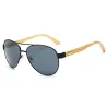 Bamboo & metal - handmade sunglasses - unisexSunglasses