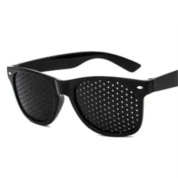 Anti-myopia - pinhole glasses - sunglasses - natural vision healing - UV 400Sunglasses