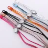 PulseraVintage multilayer bracelet - with a round watch / crystals