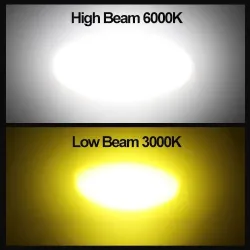 H4CSP - 10000Lm - LED motorcycle bulb - headlight - Hi-Lo - H4 / BA20D