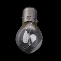Motorcycle LED light bulb - white - 12V - 35W - 10A - B35 / BA20DLED