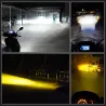 LucesMotorcycle light bulb - H4 / BA20D / P15D - 12V - LED High / Low Beam - 1200LM