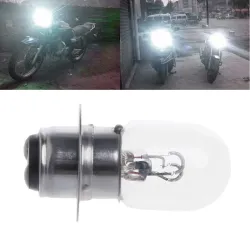 Luces halógenasMotorcycle light bulb - white - T19 P15D-25-1 - DC 12V - 35W - halogen - double filament