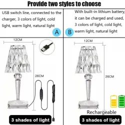 Luces & IluminaciónCrystal night light - LED - USB / battery powered