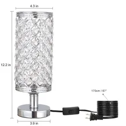 Luces & IluminaciónCrystal night lamp - hollow-out - carved design - USB