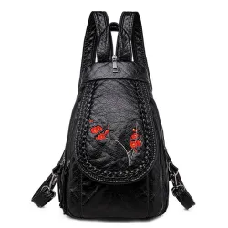 MochilasHigh Quality Backpack for Women 2020 New White Leather Backpack School Bag for Teenage Girls Female Travel Backpack M...