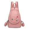 MochilasHigh Quality Backpack for Women 2020 New White Leather Backpack School Bag for Teenage Girls Female Travel Backpack M...