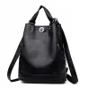 Mochilas2020 Women Leather Backpacks Multifunction Women Vintage Shoulder Bag Ladies Rucksack large capacity Travel Bag Sac a...