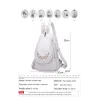 MochilasHigh Quality Backpack for Women 2020 New White Leather Backpack School Bag for Teenage Girls Female Travel Backpack M...