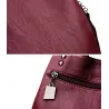 Fashionable leather backpack - multifunction vintage shoulder bag - large capacityBackpacks