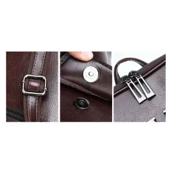 MochilasWomen Vintage Backpack Brand Luxurious Leather Women's Shoulder Bag Large Capacity School Bag For Girl Leisure Backpac