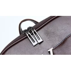 MochilasWomen Vintage Backpack Brand Luxurious Leather Women's Shoulder Bag Large Capacity School Bag For Girl Leisure Backpac