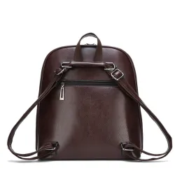 MochilasWomen Vintage Backpack Brand Luxurious Leather Women's Shoulder Bag Large Capacity School Bag For Girl Leisure Backpac