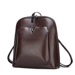 MochilasWomen Vintage Backpack Brand Luxurious Leather Women's Shoulder Bag Large Capacity School Bag For Girl Leisure Backpac