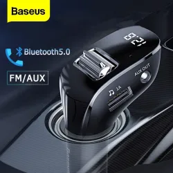 AudioBaseus - FM transmitter - AUX - Bluetooth - dual USB - car charger - handsfree - MP3 player