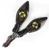 Motorcycle turn / signal lights - super bright - LED / DRL 12V - 2 piecesTurning lights