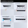 Luces de techoLED ceiling light - recessed strip - CREE - COB - indoor - dimmable - 2W - 30W