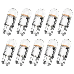 Luces de circulación diurna (DRL)Bombilla para coche - LED - W5W - T10 - COB - DRL - 12V - 10 piezas