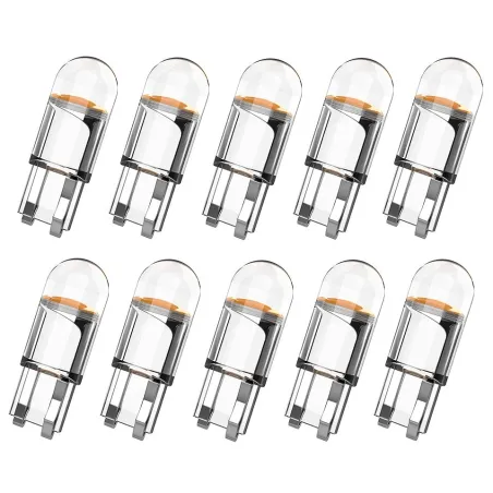 Luces de circulación diurna (DRL)Bombilla para coche - LED - W5W - T10 - COB - DRL - 12V - 10 piezas
