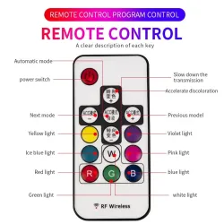 Tiras de LEDCar LED strip light - flexible - waterproof - DRL - RGB - Bluetooth control / remote - 12V - 2 pieces