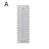 Decorative cream spatula - scraper - irregular teeth / edgeBakeware