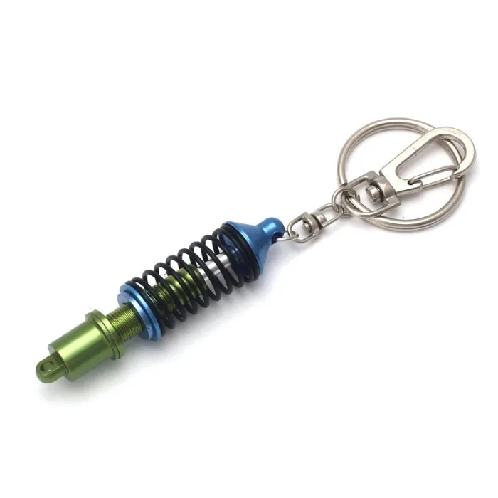Car shock absorber - metal keychainKeyrings