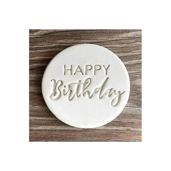 Cookie cutter mold - Happy Birthday letteringBakeware