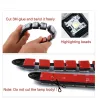 Luces de circulación diurna (DRL)Luz de coche DRL - superbrillante - tira de LED flexible - impermeable - 2 piezas