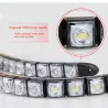 Luces de circulación diurna (DRL)Luz de coche DRL - superbrillante - tira de LED flexible - impermeable - 2 piezas