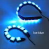 Luces de circulación diurna (DRL)Luz de coche DRL - superbrillante - tira de LED flexible - impermeable - 2 piezas