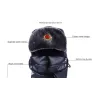 Sombreros / gorrasBomber Hat Russian Ushanka PU Leather Winter Trapper Soviet Badge Army Aviator Trooper Neck Cover Earflap