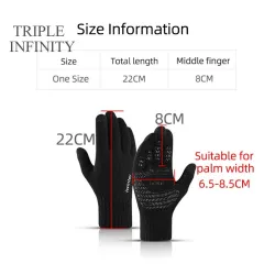 Warm winter elastic gloves - hat - balaclava - touch screen fingertips - non-slip - unisexScarves