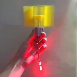 DC micro motor - LED - vertical axis - wind turbine generator bladesElectronics & Tools