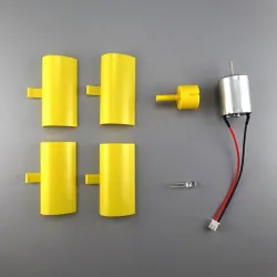 DC micro motor - LED - vertical axis - wind turbine generator bladesElectronics & Tools