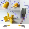 DC micro motor - LED - vertical axis - wind turbine generator bladesElectronics & Tools
