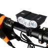 Luces8000 lúmenes T6 LED - lámpara de luz delantera de bicicleta - antorcha de 4 modos - paquete de batería y cargador