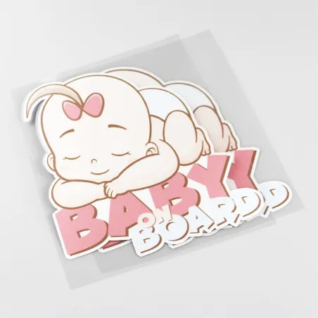 PegatinasBaby On Board - sleeping baby - car sticker
