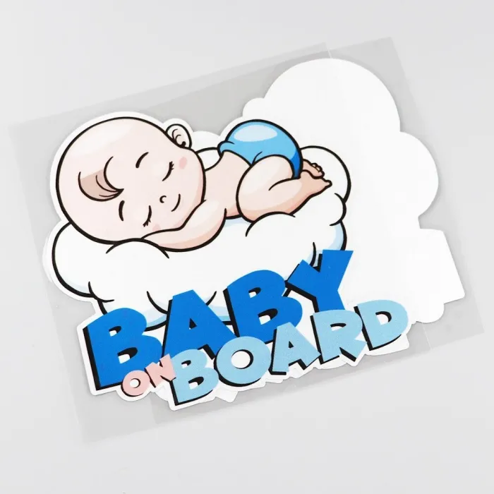 PegatinasBaby On Board - sleeping baby - car sticker