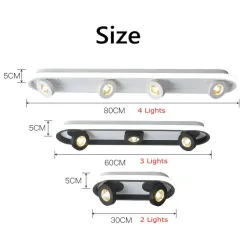 Luces de techoModern LED ceiling lamp - dimmable - rotatable