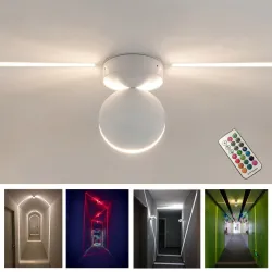 Luces de techoCeiling / wall lamp - RGB - LED - dimmable - rotatable