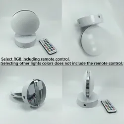 Luces de techoCeiling / wall lamp - RGB - LED - dimmable - rotatable