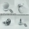 Luces de techoCeiling / wall lamp - RGB - LED - dimmable - rotatable