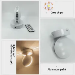 Luces de techoCeiling / wall lamp - RGB - LED - dimmable - rotatable