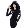 Gothic punk Witch - hoodie with zipper - Witch CraftHoodies & Jumpers