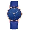 RelojesLuxurious women's quartz watch - leather strap - with rhinestones