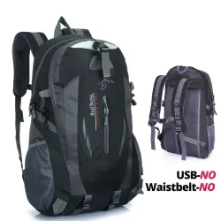 Waterproof nylon backpack - climbing / hiking / travel bag - unisexBackpacks