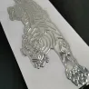 Pegatinas3D tiger - car sticker - chrome emblem - soft PVC - waterproof